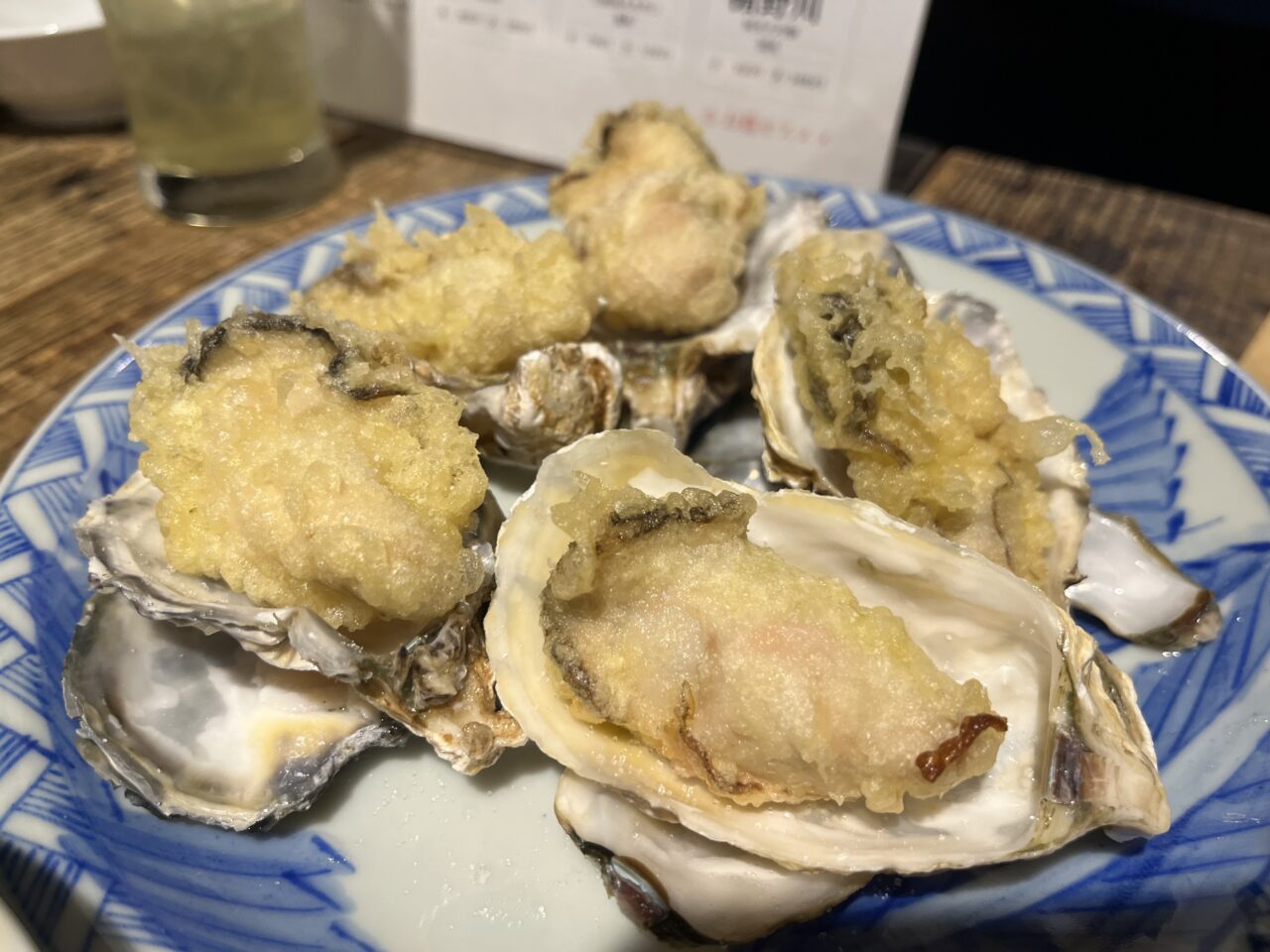 まら　牡蠣　天ぷら