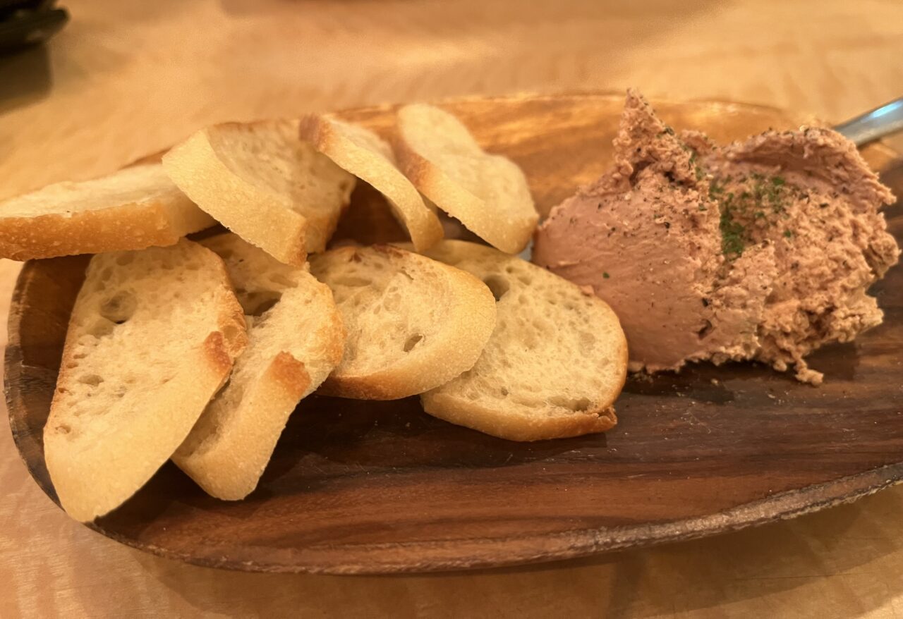 白レバーのパテ