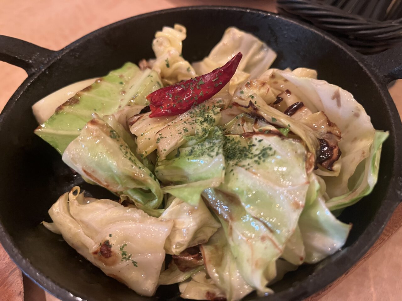 アンチョビキャベツ
